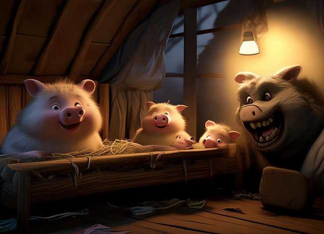 儿童睡前故事三只小猪和大灰狼 幼儿睡前故事在线听三只小猪和大灰狼