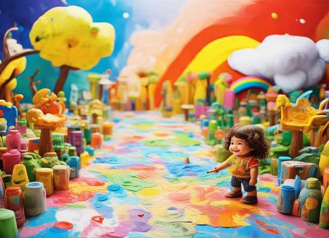 儿童画家的画（儿童画家的画图片大全）