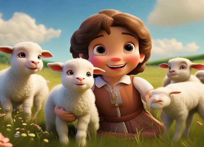 小绵羊儿歌；玛丽有只小绵羊儿歌