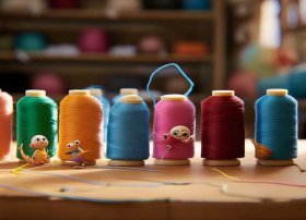 线头引发的趣事；线头的笑话故事