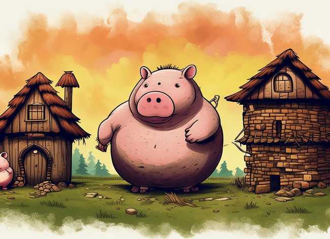 英文版小故事 三只小猪（英文版小故事 三只小猪图片）