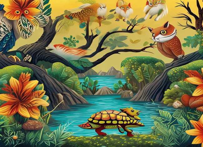 寓言故事主题画 - 寓言故事主题画怎么画