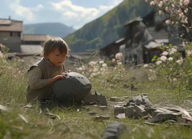 儿童故事铁杵磨成绣花针，铁杵磨成绣花针的故事