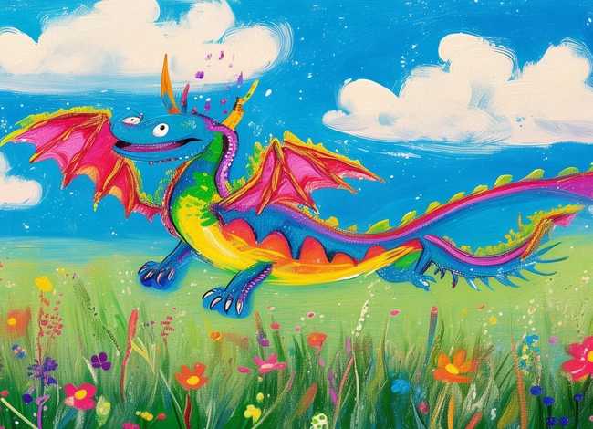 简单的儿童绘画（简单的儿童绘画龙）