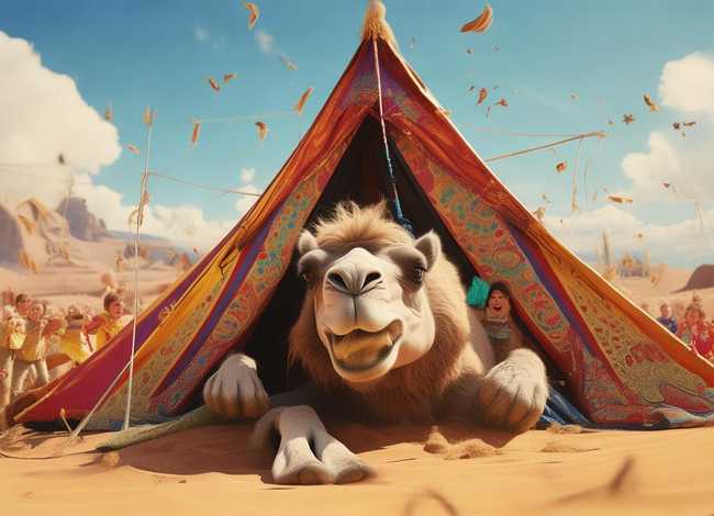 儿童故事精选骆驼抢帐篷、骆驼抢帐篷的故事