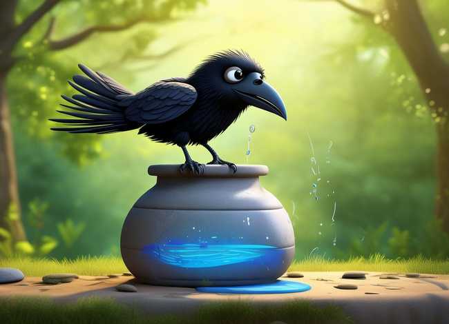 乌鸦喝水儿童故事提问；乌鸦喝水的故事可以想孩子提出啥问题