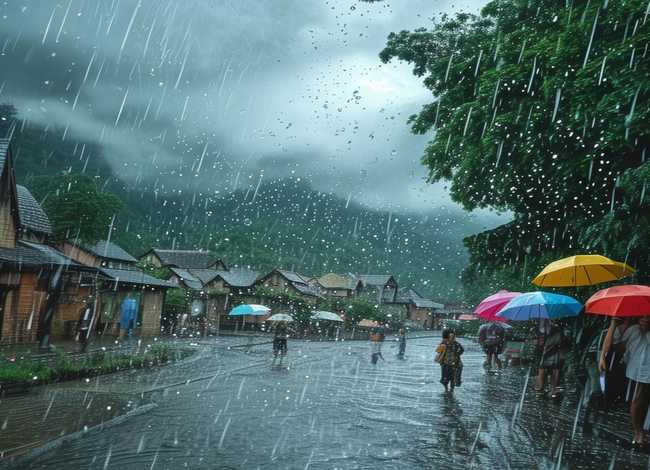 稀里哗啦下大雨故事内容，稀里哗啦可以形容大雨吗