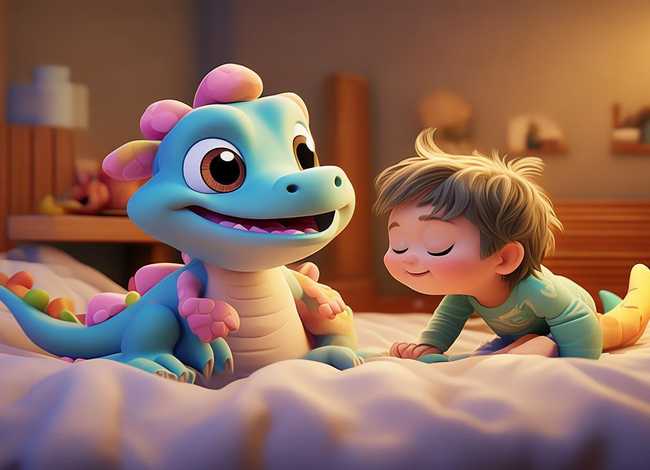 儿童睡前故事幸福的恐龙 - 恐龙的睡前故事幼儿故事