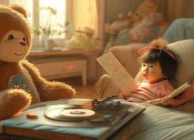 播放小熊故事、播放小熊故事的歌曲