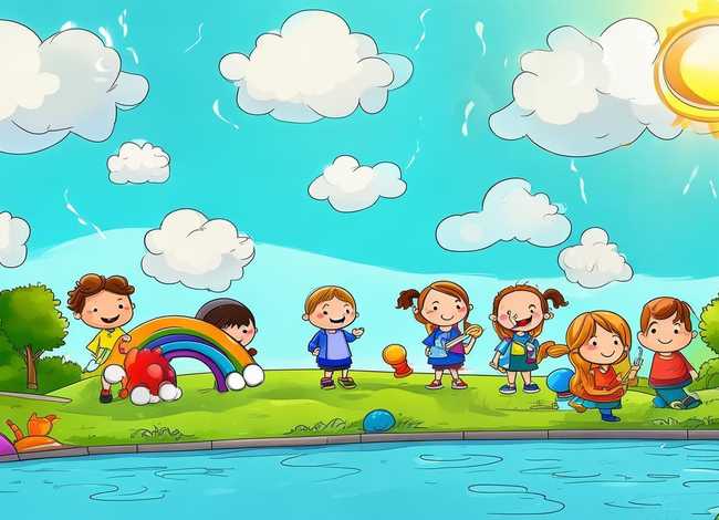 气象儿童画 儿童气象绘画