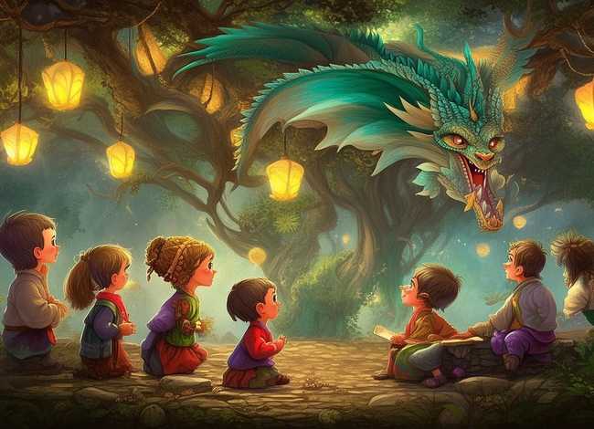 龙的传说儿童故事（龙的传说幼儿故事）