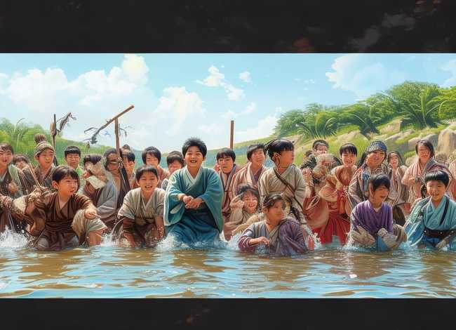 大禹治水的故事儿童表演、大禹治水的故事小学生表演