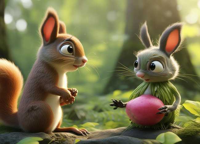 萝卜讲故事，萝卜讲故事里面的小松鼠故事