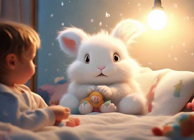 兔子的故事儿童睡前故事 - 兔子的睡前小故事