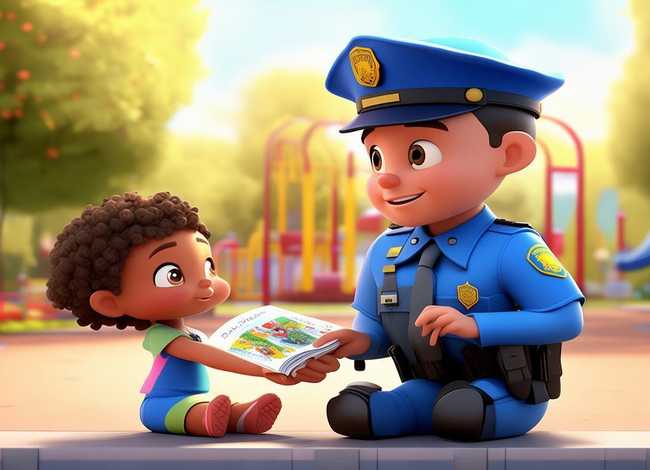 关于警察的儿童小故事文本、关于警察的小故事幼儿