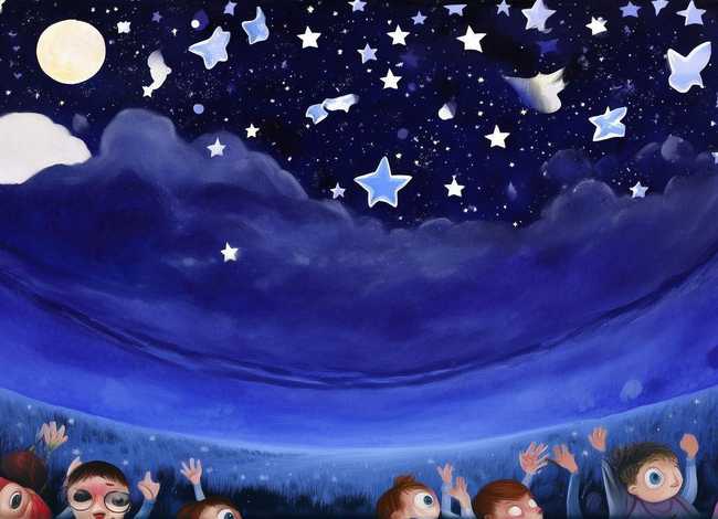 星星的儿童古诗；关于星星的幼儿诗