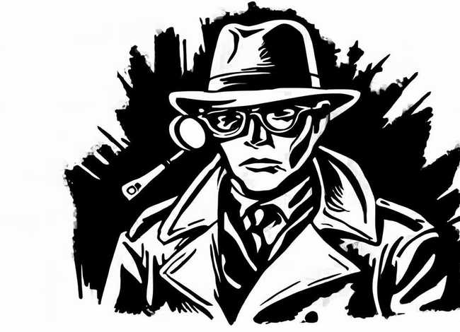 超级侦探的图片简笔画（超级侦探的图片简笔画怎么画）