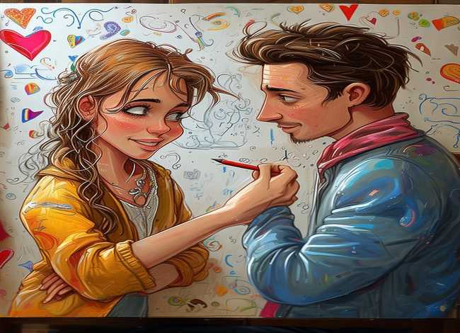 画给男朋友的手绘本，画给男朋友的手绘本怎么画