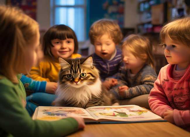 关于猫的儿童故事表演，关于猫的幼儿园故事