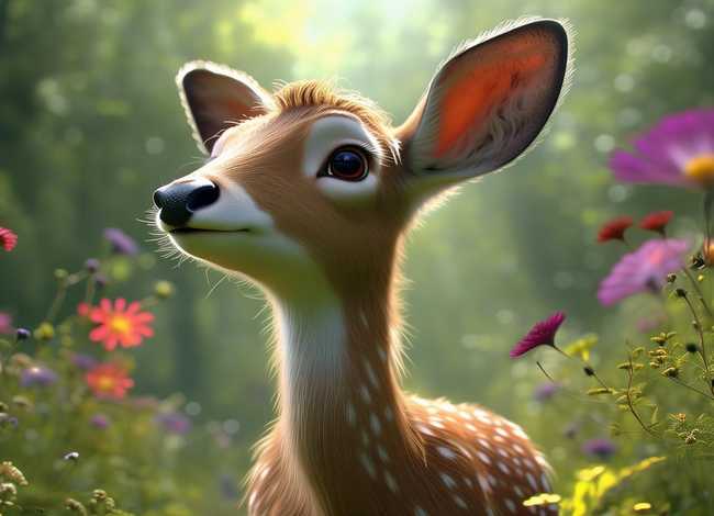 感动的小鹿儿童故事、小鹿的故事读后感