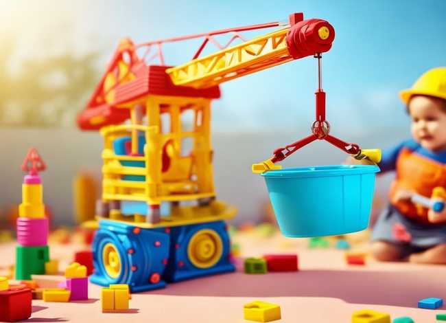 儿童吊车故事玩具，超好玩的儿童吊车玩具