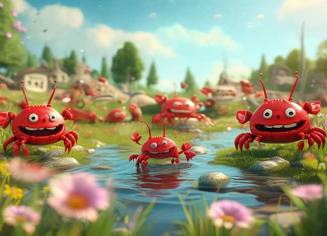 儿童故事螃蟹的故事；螃蟹的幼儿故事