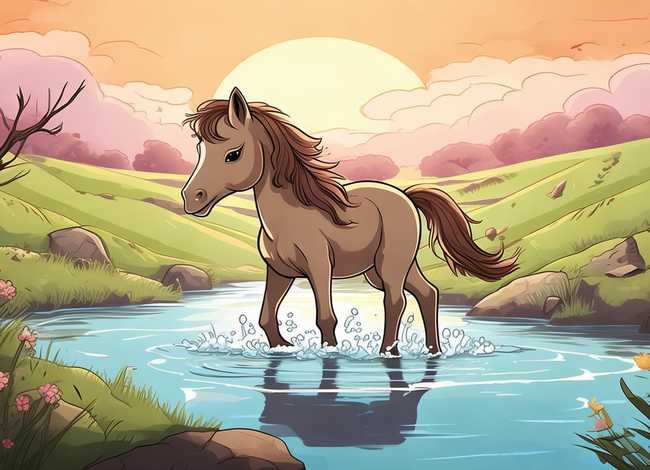 儿童故事小马过河的故事 小马过河的故事 幼儿小故事