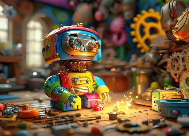 儿童故事机器人的秘密、幼儿机器人的故事