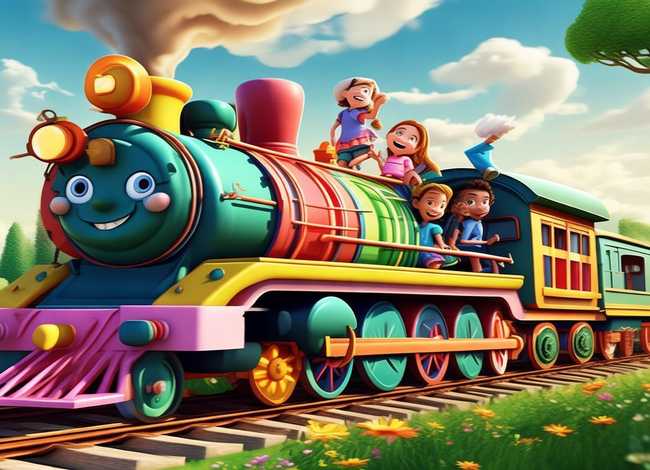 儿童故事小火车旅行记 - 小火车旅行记故事视频