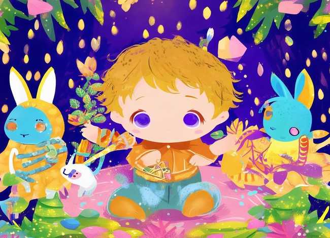 六一儿童节童话故事绘画简单好看（六一儿童节的童话图画）