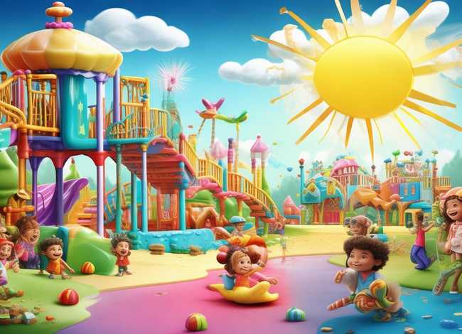 儿童乐园的儿童故事，关于儿童乐园的绘本