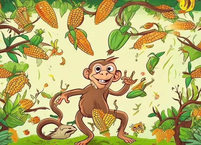 猴子掰玉米故事视频、猴子掰玉米故事视频大全