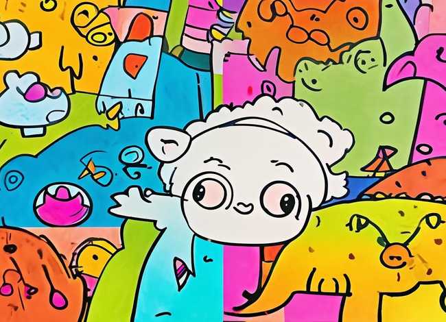 儿童小动物简笔画、儿童小动物简笔画涂色