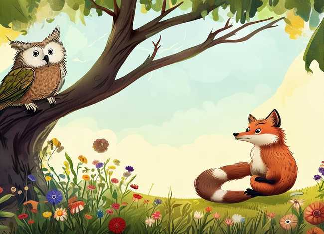 《寓言故事》的画；《寓言故事》的画画作品