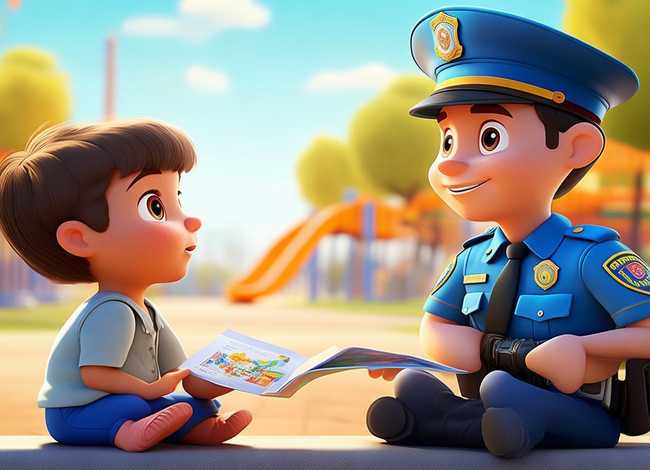 关于警察的儿童小故事文本、关于警察的小故事幼儿