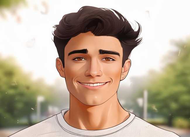 男朋友简笔画帅气 男朋友简笔画帅气可爱