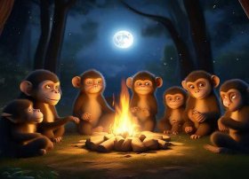 猴子的故事儿童睡前故事 幼儿睡前故事猴子的故事