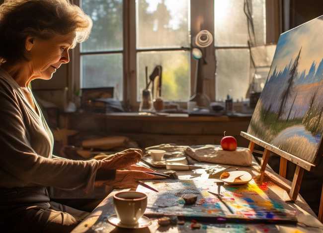 一个画家的故事；一个画家的故事短文