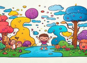儿童故事简短漫画；幼儿故事漫画简笔画