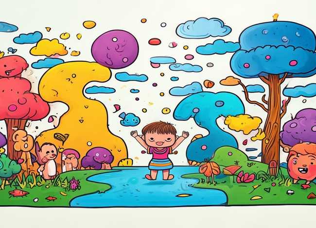 儿童故事简短漫画；幼儿故事漫画简笔画