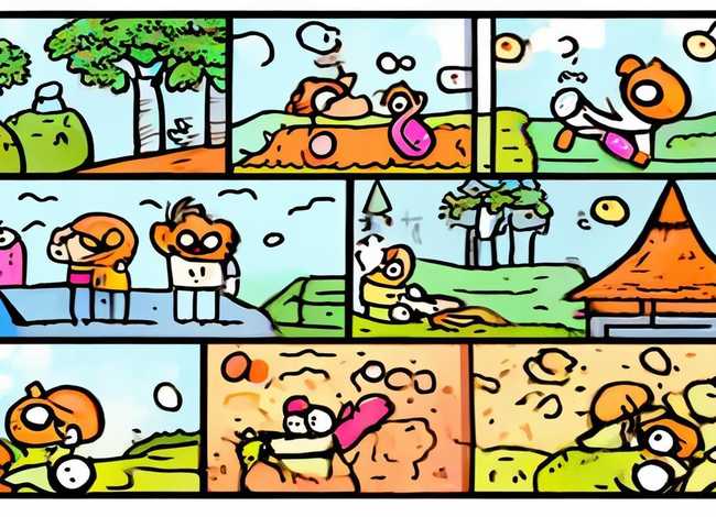 儿童故事连环画简笔画，连环画幼儿故事简笔画