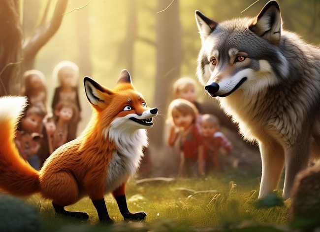 幼儿故事狐狸和狼；幼儿故事狐狸和狼教案反思