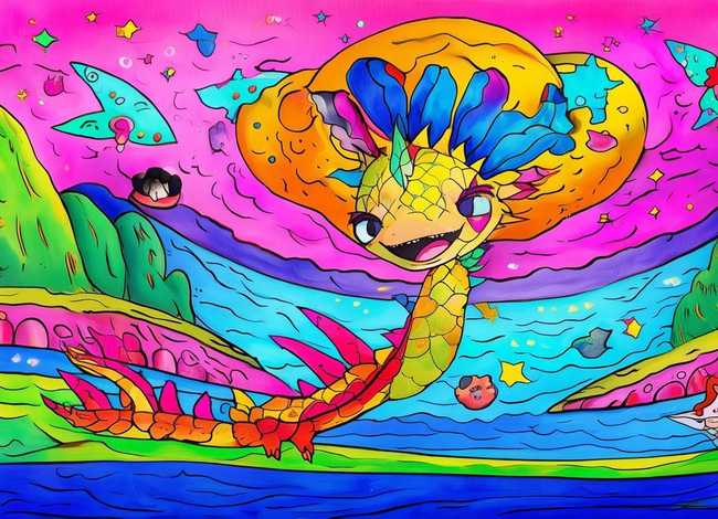 儿童想象画、儿童想象画简笔画