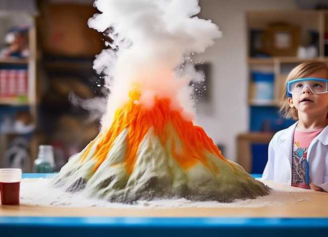 火山爆发儿童小实验视频（小实验火山爆发小实验视频）