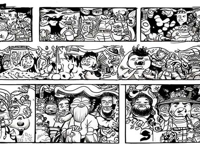 连环画绘本故事简笔画，连环画绘本故事简笔画图片