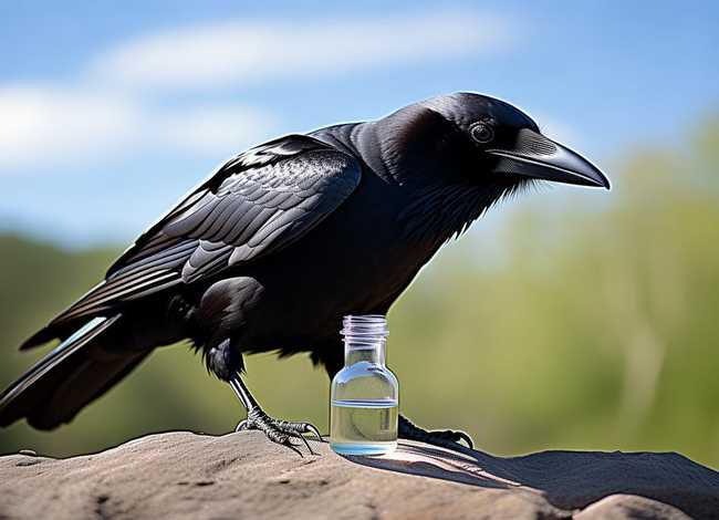 乌鸦喝水的故事儿童故事，乌鸦喝水的故事简单文字