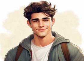 男朋友简笔画帅气 男朋友简笔画帅气可爱