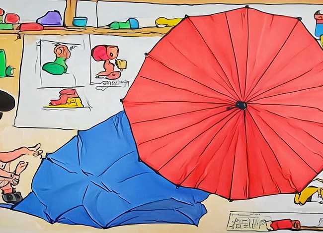 儿童纸伞的折法；儿童纸伞的折法教程