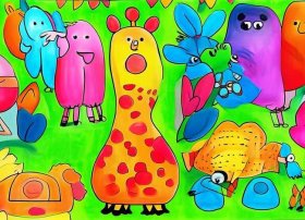 儿童动物画大全小视频、儿童动物画大全简单漂亮