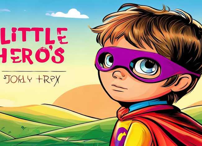 儿童小英雄的故事图画绘本，小英雄的故事小绘本